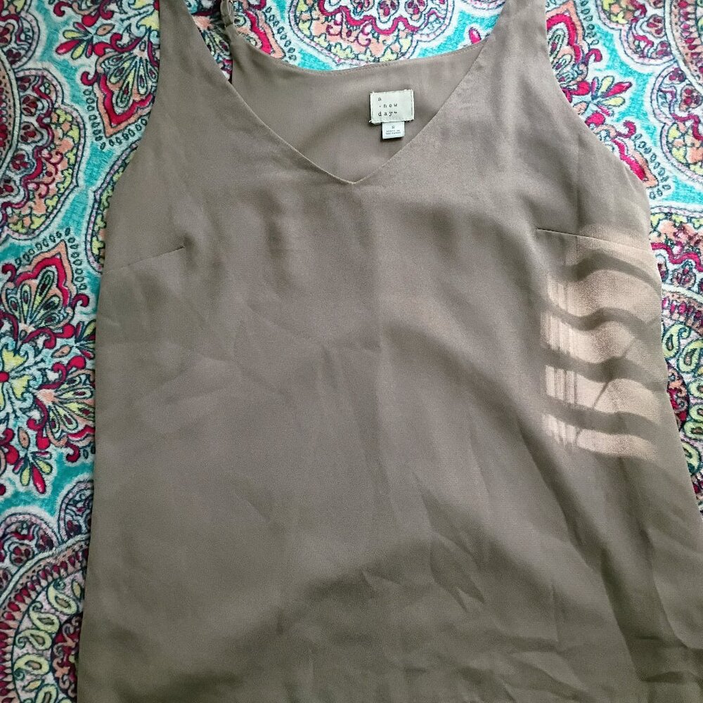 A New Days Taupe Cami Size Small